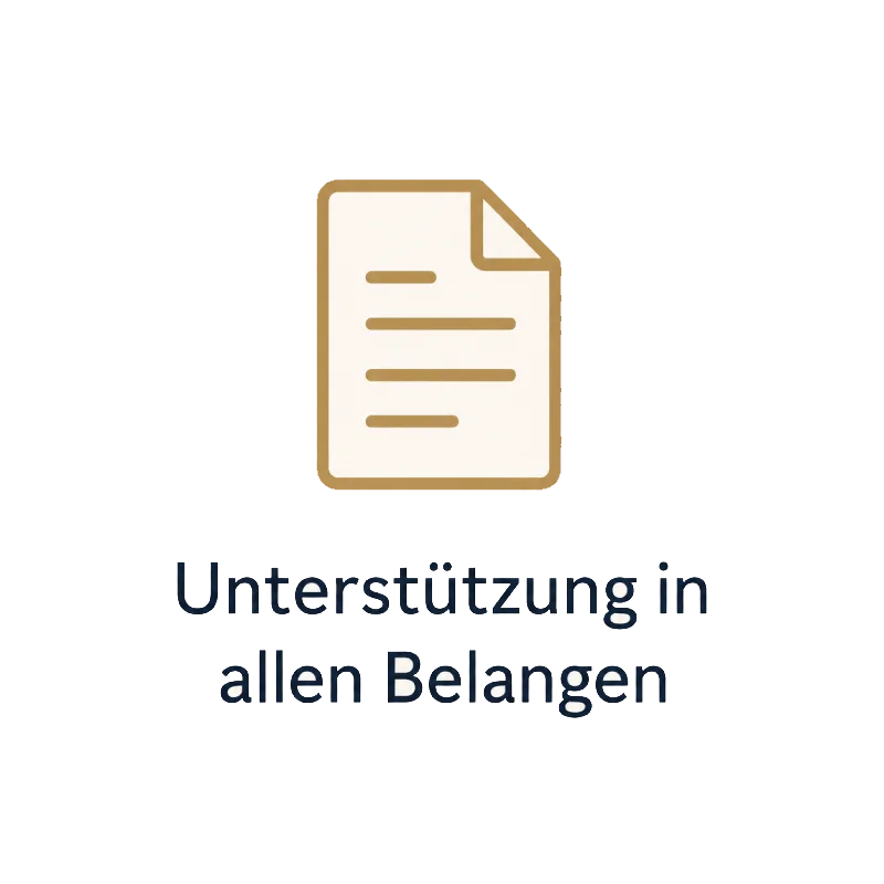 Unterstützung in allen Belangen